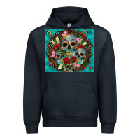 Navy sugar skulls tumbler 3 Urban Hoodie - CTS Tumbler Store