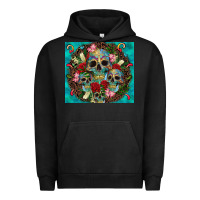 Pigment Black sugar skulls tumbler 3 Urban Hoodie - CTS Tumbler Store