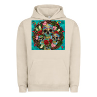 Pigment French Oak sugar skulls tumbler 3 Urban Hoodie - CTS Tumbler Store