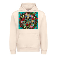 Sandshell sugar skulls tumbler 3 Urban Hoodie - CTS Tumbler Store