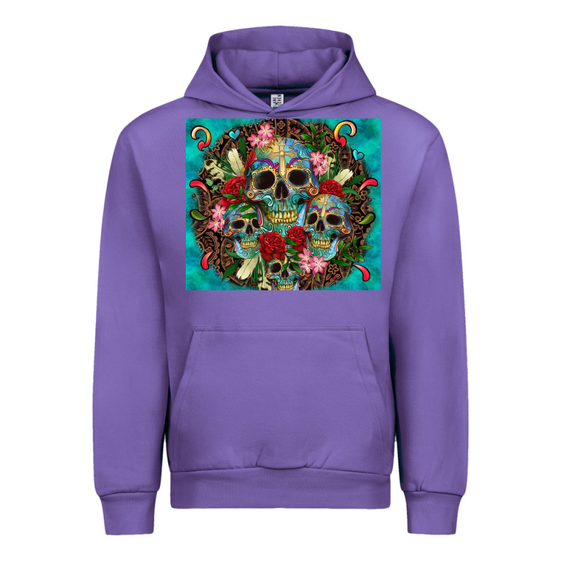 Sugar Skulls Tumbler 3 Urban Hoodie by CTS Tumbler Store | Teevron