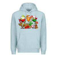 Blue Mist mexico wine glasses cups Premium Hoodie - CTS Tumbler Store