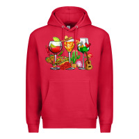 Cardinal mexico wine glasses cups Premium Hoodie - CTS Tumbler Store
