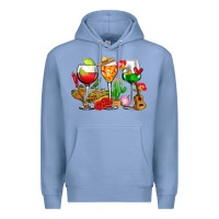 Colony Blue mexico wine glasses cups Premium Hoodie - CTS Tumbler Store