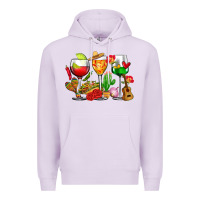 Lilac mexico wine glasses cups Premium Hoodie - CTS Tumbler Store