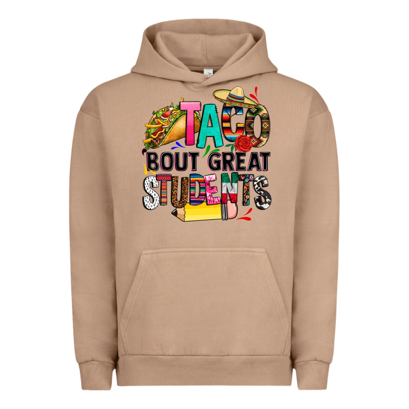 Taco Bout Great Students Urban Hoodie by CTS Tumbler Store | Teevron