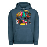 Pigment Midnight Navy taco bout great students Urban Hoodie - CTS Tumbler Store