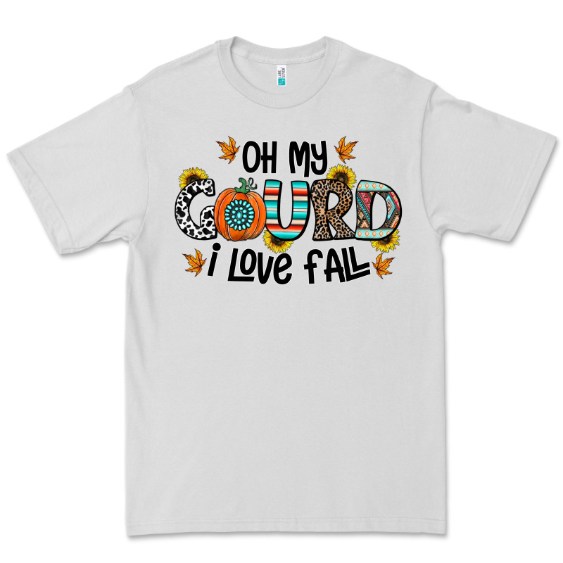 Oh My Gourd I Love Fall Premium Tee by CowhideDigitalArt | Teevron