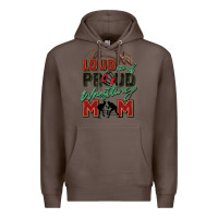 Coffee loud and proud wrestling mom Premium Hoodie - Zillion Design Studio