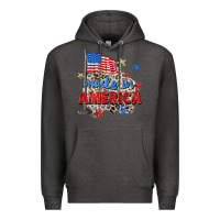 Charcoal Heather made in america Premium Hoodie - Zillion Design Studio