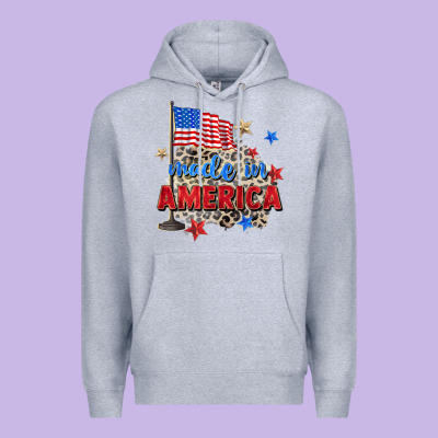 Made In America Premium Hoodie Designed By Zillion Design Studio