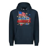 Navy made in america Premium Hoodie - Zillion Design Studio