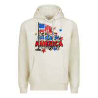 Oatmeal Heather made in america Premium Hoodie - Zillion Design Studio