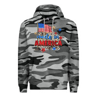 Slate Camo made in america Premium Hoodie - Zillion Design Studio