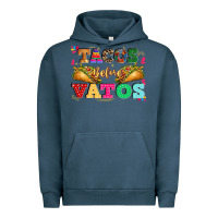 Pigment Midnight Navy tacos before vatos Urban Hoodie - CTS Tumbler Store