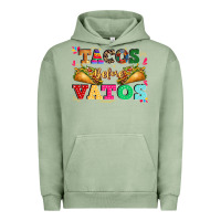 Pigment Oil Green tacos before vatos Urban Hoodie - CTS Tumbler Store