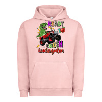 Pigment Salmon ready to crush kindergarten Urban Hoodie - Zillion Design Studio