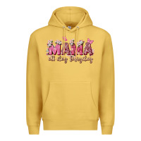 Antique Gold mama all day everyday Premium Hoodie - Zillion Design Studio