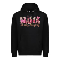 Black mama all day everyday Premium Hoodie - Zillion Design Studio