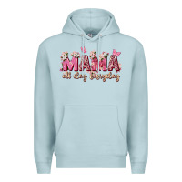 Blue Mist mama all day everyday Premium Hoodie - Zillion Design Studio