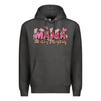 Charcoal Heather mama all day everyday Premium Hoodie - Zillion Design Studio