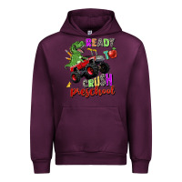 Mauve Wine ready to crush preschool Urban Hoodie - Zillion Design Studio