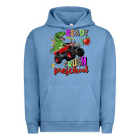 Pigment Pebble Blue ready to crush preschool Urban Hoodie - Zillion Design Studio