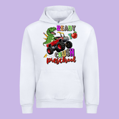 Ready To Crush Preschool Urban Hoodie Designed By Zillion Design Studio