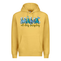 Antique Gold mama all day everyday Premium Hoodie - Zillion Design Studio