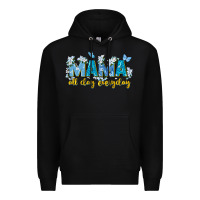 Black mama all day everyday Premium Hoodie - Zillion Design Studio