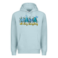 Blue Mist mama all day everyday Premium Hoodie - Zillion Design Studio