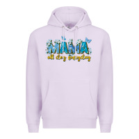 Lilac mama all day everyday Premium Hoodie - Zillion Design Studio