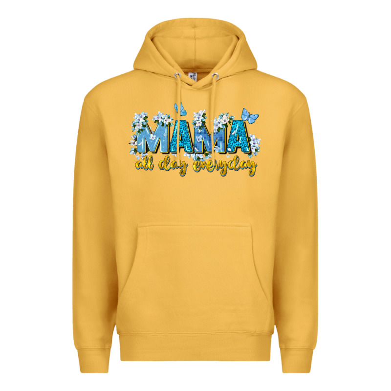 Mama All Day Everyday Premium Hoodie by Zillion Design Studio | Teevron