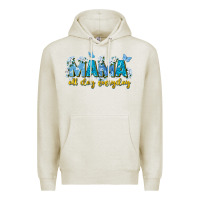 Oatmeal Heather mama all day everyday Premium Hoodie - Zillion Design Studio