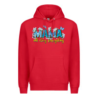 Red mama all day everyday Premium Hoodie - Zillion Design Studio