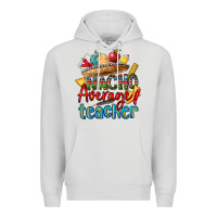 Dove Grey nacho average teacher Premium Hoodie - CTS Tumbler Store