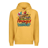 Mustard nacho average teacher Premium Hoodie - CTS Tumbler Store