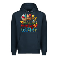 Navy nacho average teacher Premium Hoodie - CTS Tumbler Store