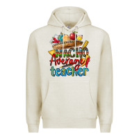 Oatmeal Heather nacho average teacher Premium Hoodie - CTS Tumbler Store