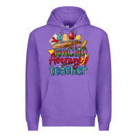 Purple nacho average teacher Premium Hoodie - CTS Tumbler Store