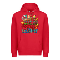 Red nacho average teacher Premium Hoodie - CTS Tumbler Store