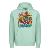 Seafoam nacho average teacher Premium Hoodie - CTS Tumbler Store