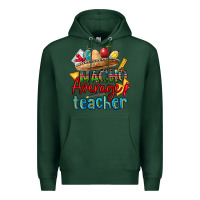 Sports Green nacho average teacher Premium Hoodie - CTS Tumbler Store