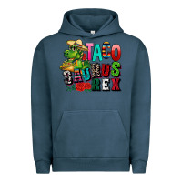 Pigment Midnight Navy taco saurus rex Urban Hoodie - CTS Tumbler Store