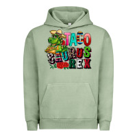 Pigment Oil Green taco saurus rex Urban Hoodie - CTS Tumbler Store