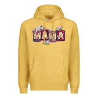 Antique Gold mama with license letters Premium Hoodie - Zillion Design Studio