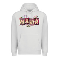 Dove Grey mama with license letters Premium Hoodie - Zillion Design Studio