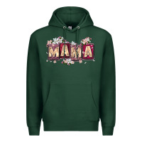 Sports Green mama with license letters Premium Hoodie - Zillion Design Studio