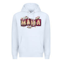 White mama with license letters Premium Hoodie - Zillion Design Studio
