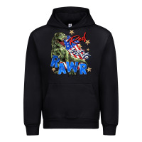 Black red white rawr Urban Hoodie - Zillion Design Studio